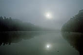 Lake Salvador, the largest oxbow lake in the lower Manu River